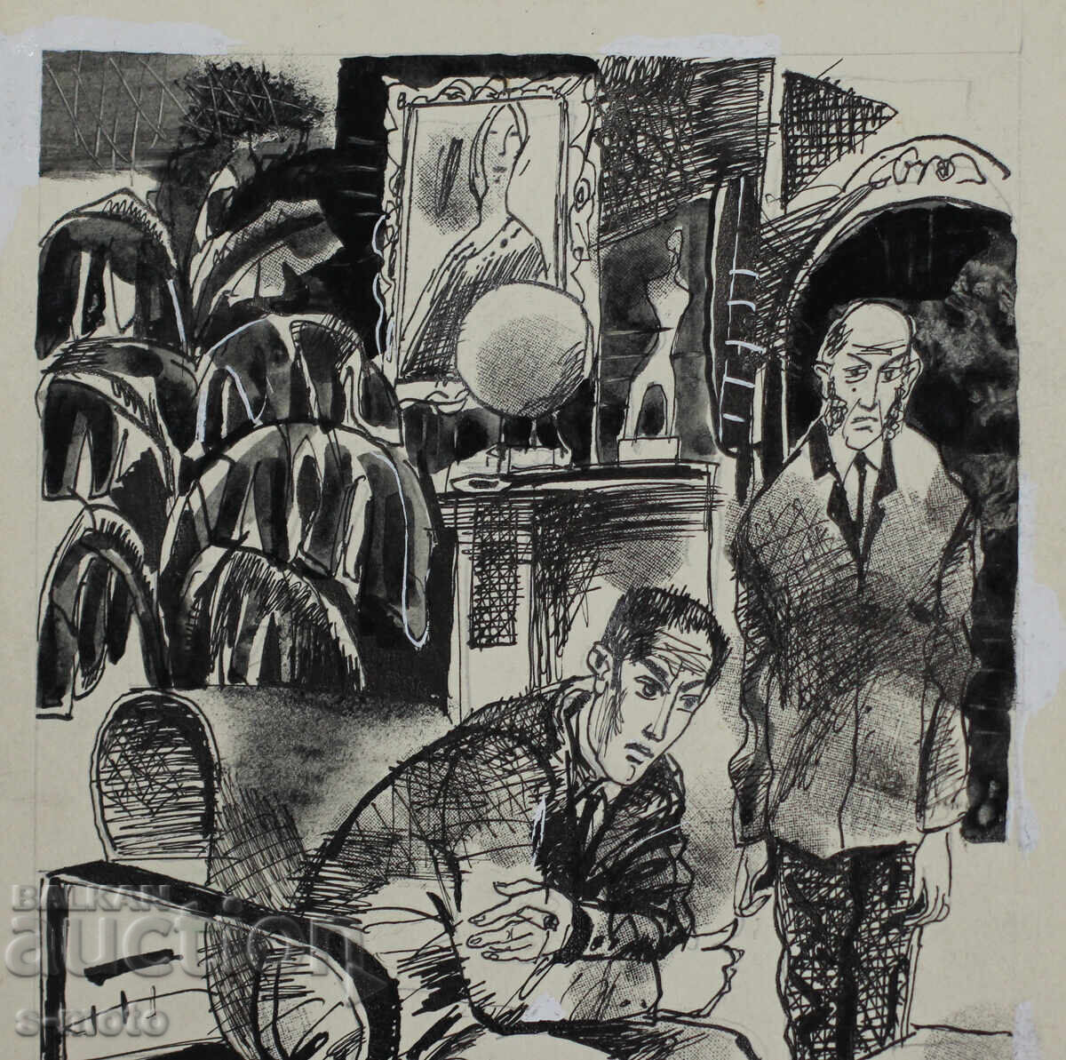 Iliya Goshev Ink / Tempera Painting Illustration - 5 Iliya Goshev Ink / Tempera Painting Illustration - 5