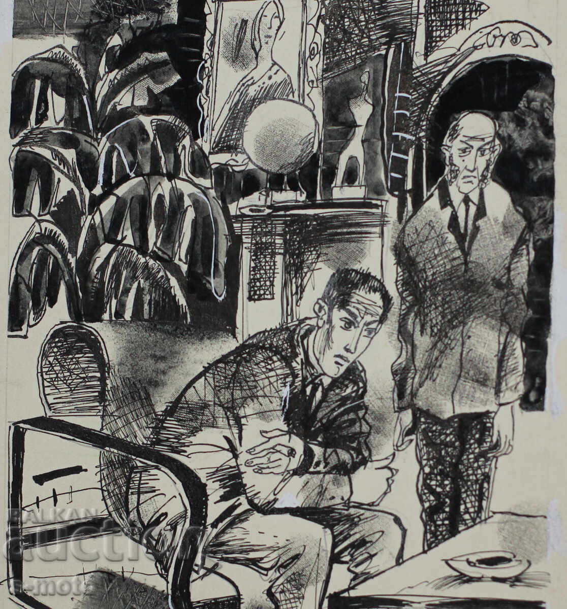 Iliya Goshev Ink / Tempera Painting Illustration - 6 Iliya Goshev Ink / Tempera Painting Illustration - 6