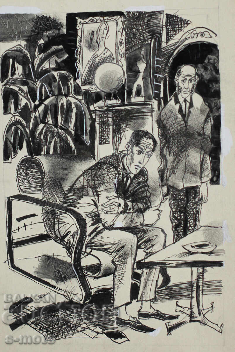 Iliya Goshev Ink / Tempera Painting Illustration Iliya Goshev Ink / Tempera Painting Illustration