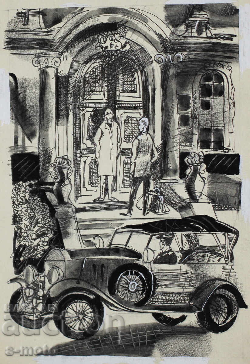 Iliya Goshev Ink / Tempera Painting Illustration Iliya Goshev Ink / Tempera Painting Illustration