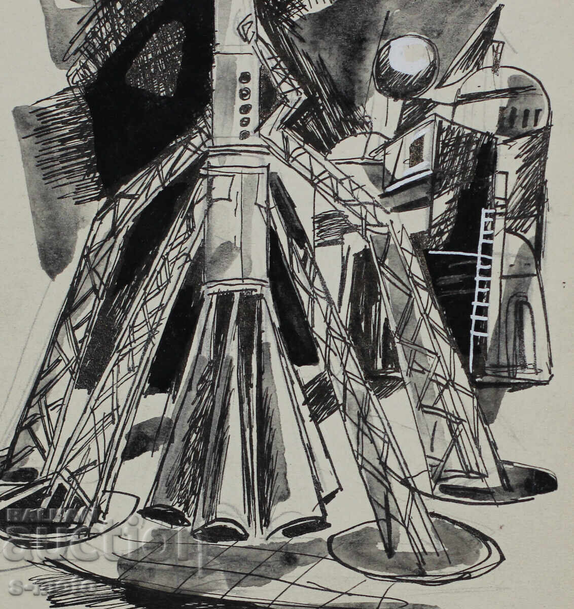 Iliya Goshev Ink Illustration Painting - 7 Iliya Goshev Ink Illustration Painting - 7