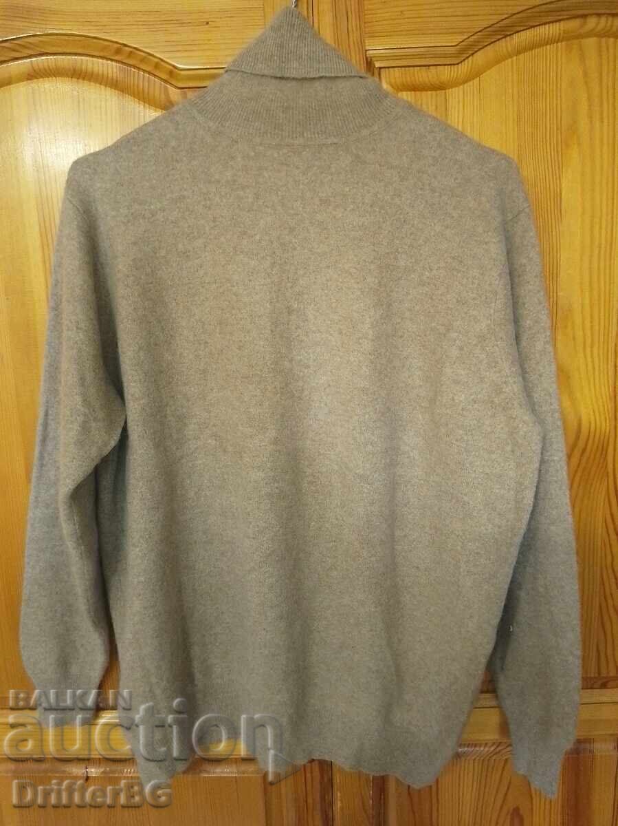 Cașmir 100%, polo M, ca nou 48/50