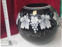 Κρυστάλλινο ζωγραφισμένο βάζο μπάλα/σφαίρα