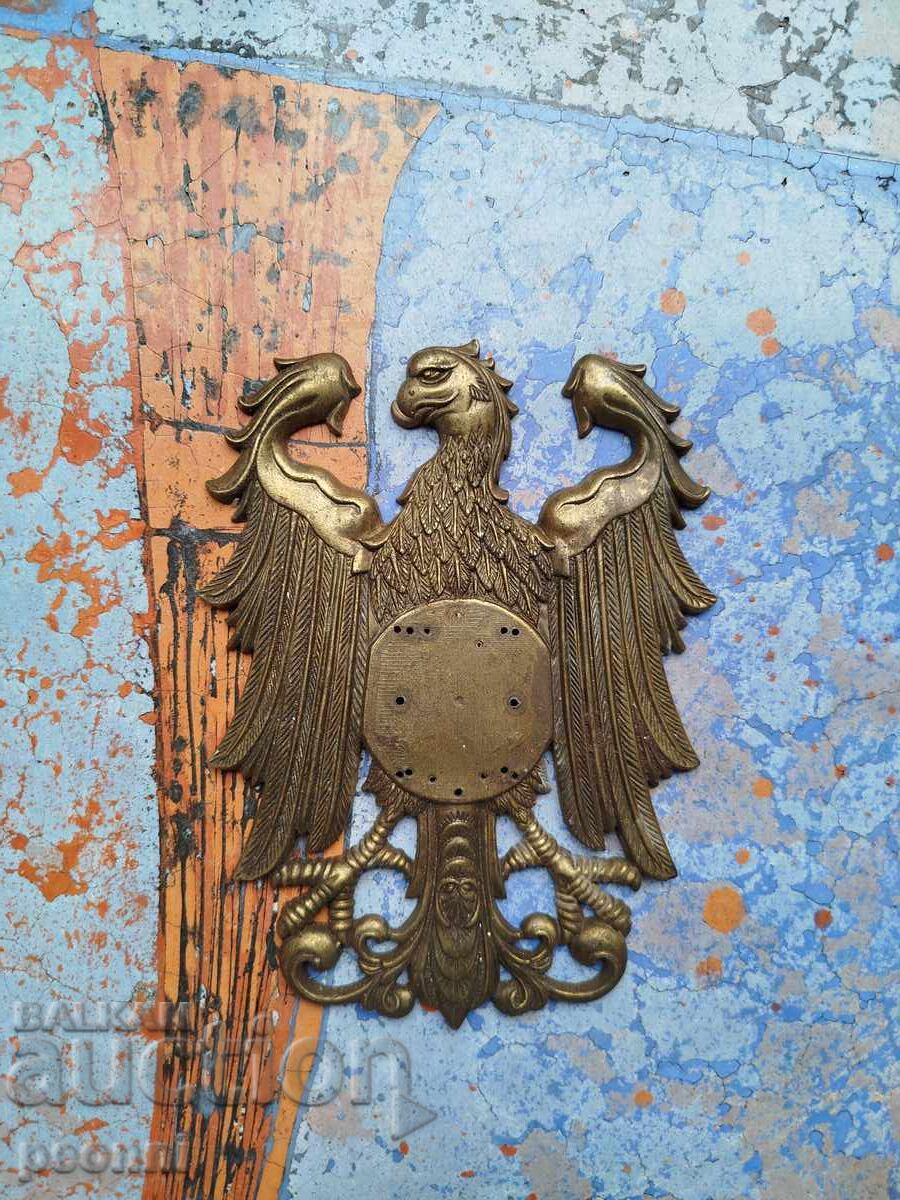 Παλαιό χάλκινο έμβλημα της Γερμανίας με τιμή 55.00 BGN | € 28.12 Παλαιό χάλκινο έμβλημα της Γερμανίας με τιμή 55.00 BGN | € 28.12