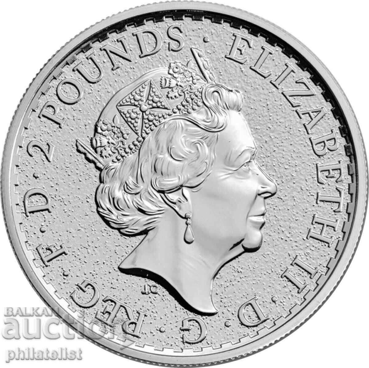 United Kingdom 2017 – 2 Pounds - Year of the Rooster 1 OZ Silver - 6