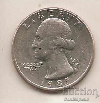 1І4 долар САЩ 1985 г. D* с цена 0.70 лв. | € 0.36 1І4 долар САЩ 1985 г. D* с цена 0.70 лв. | € 0.36