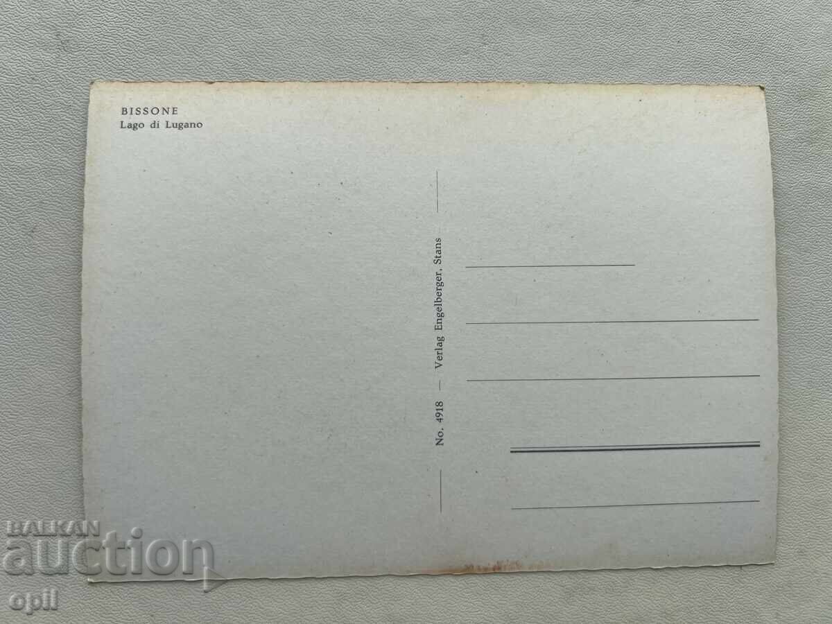 Παλιά Κάρτα - Ιταλία - Μπισόν - Λίμνη Λουγκάνο με τιμή 1.00 BGN | € 0.51