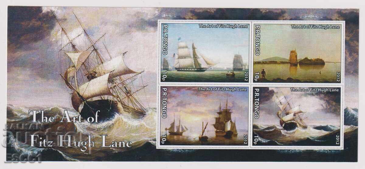 Καθαρό μπλοκ Ζωγραφική Fitz Henry Lane Ships 2012 από Τόνγκα