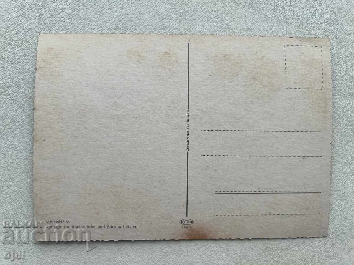 Стара Картичка - Германия - Манхайм с цена 1.00 лв. | € 0.51 Стара Картичка - Германия - Манхайм с цена 1.00 лв. | € 0.51