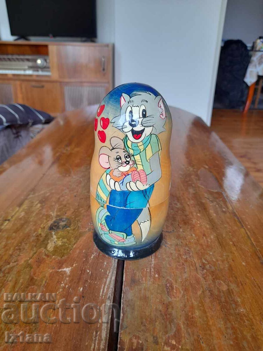 Παλιά ματριόσκα Τομ και Τζέρι