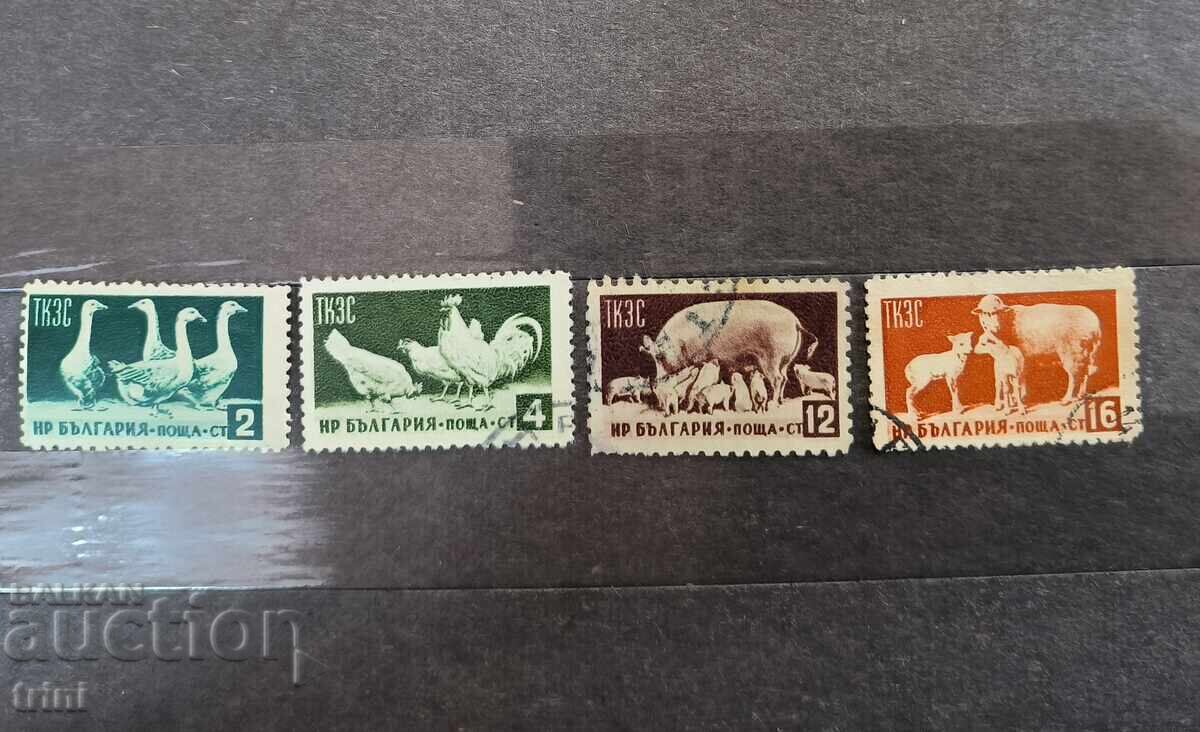 Bulgaria 1955 Regular Economic Propaganda Bulgaria 1955 Regular Economic Propaganda