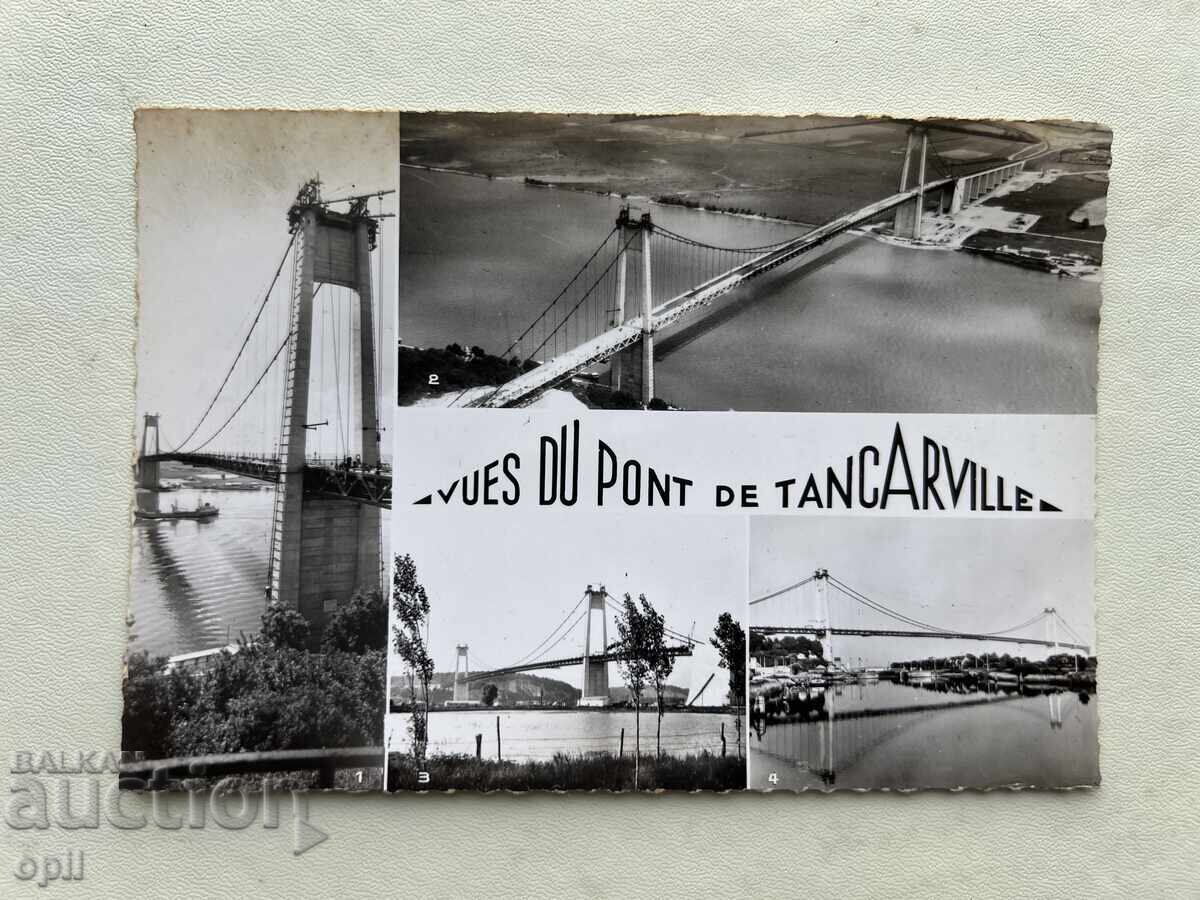 Old Postcard - France - Tancarville Bridge Old Postcard - France - Tancarville Bridge