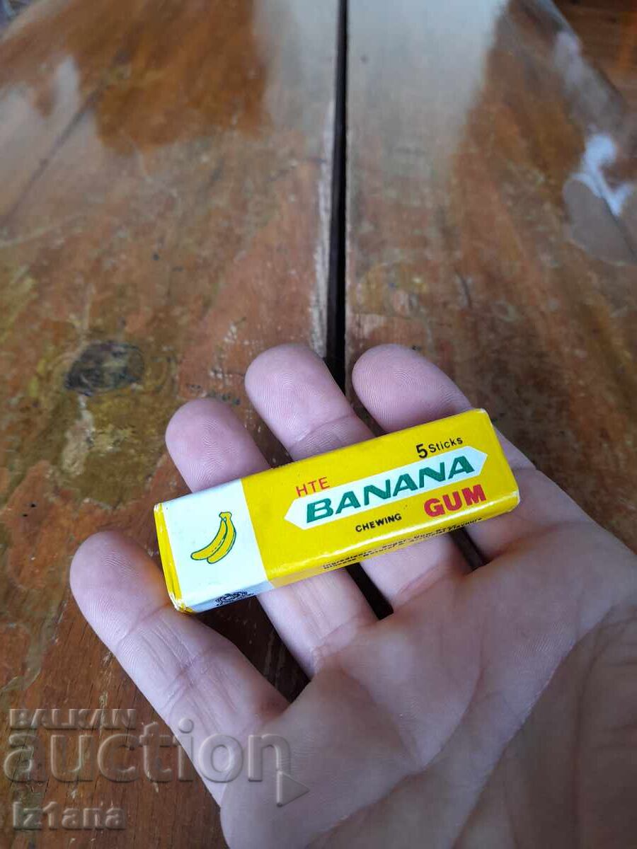 Old chewing gum, Banana chewing gum with price 37.00 BGN | € 18.92 Old chewing gum, Banana chewing gum with price 37.00 BGN | € 18.92