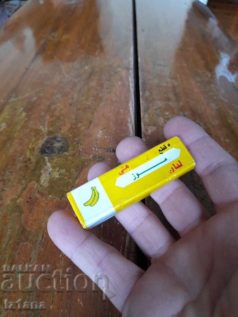 Delivery of Old chewing gum, Banana chewing gum Delivery of Old chewing gum, Banana chewing gum