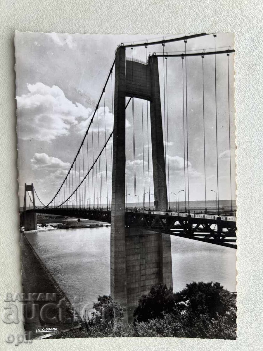 Old Postcard - France - Tancarville Bridge