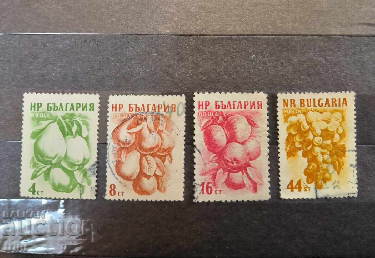 Bulgaria 1957 Regular Fruits 16 st. - 10 3/4
