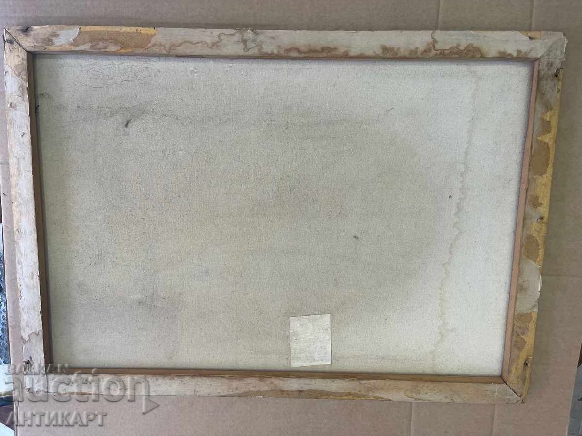 Livrarea Grecia tablou peisaj grecesc ulei pe pânză semnat