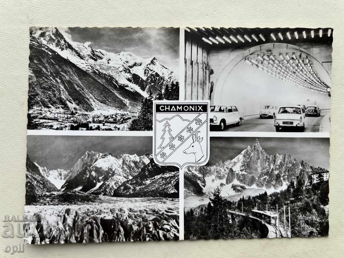 Стара Картичка - Франция - Шамони