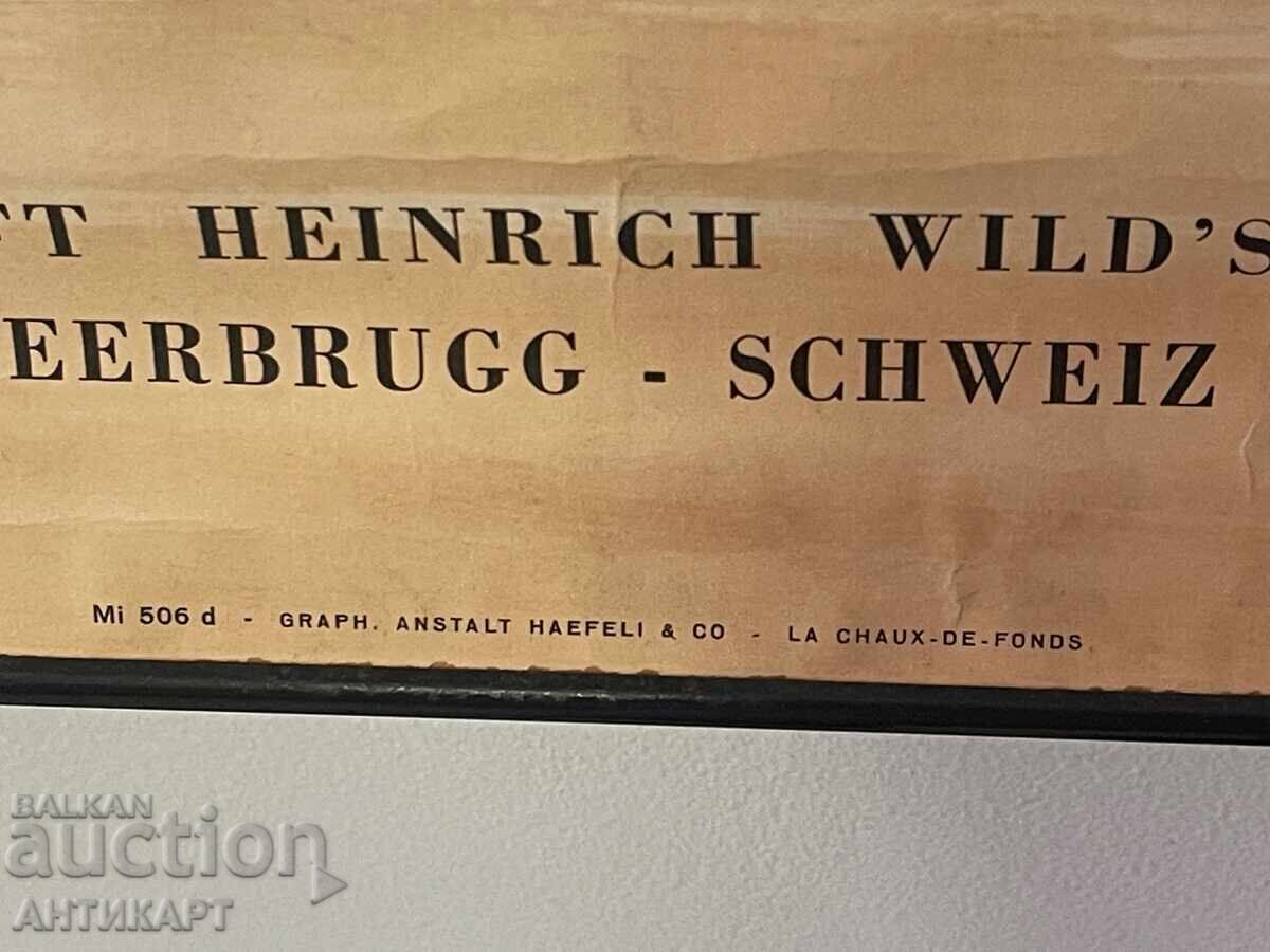 2 τμχ. διαφημιστικό πόστερ για θεοδόλιχο και μικροσκόπιο Wild Heerbrugg - 7
