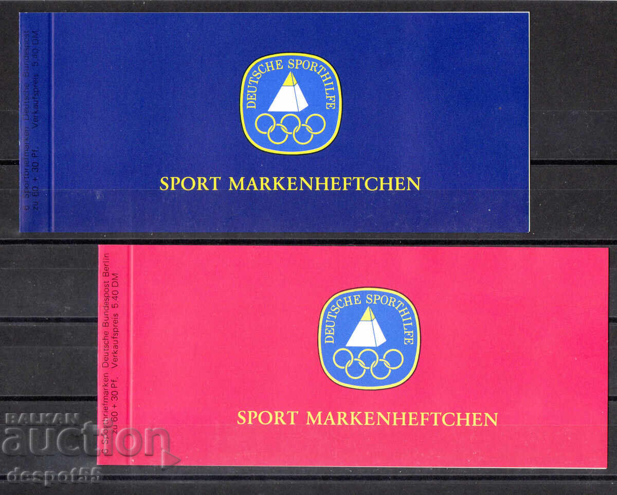 1979. West Germany, Berlin. Sport. Two booklets 1979. West Germany, Berlin. Sport. Two booklets