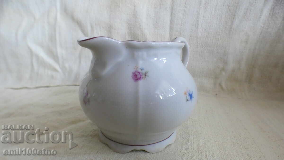 Auction Milk jug, Lattiera, old Bulgarian porcelain Auction Milk jug, Lattiera, old Bulgarian porcelain