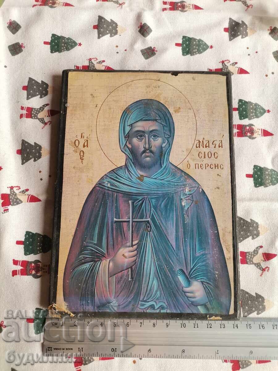 Licitație Icoană, dimensiuni în fotografii. BZȚ. Lansez peste 100 de licitații. Răs