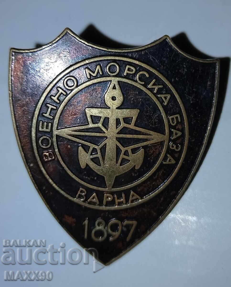 Badge of the Naval Base Varna - 5