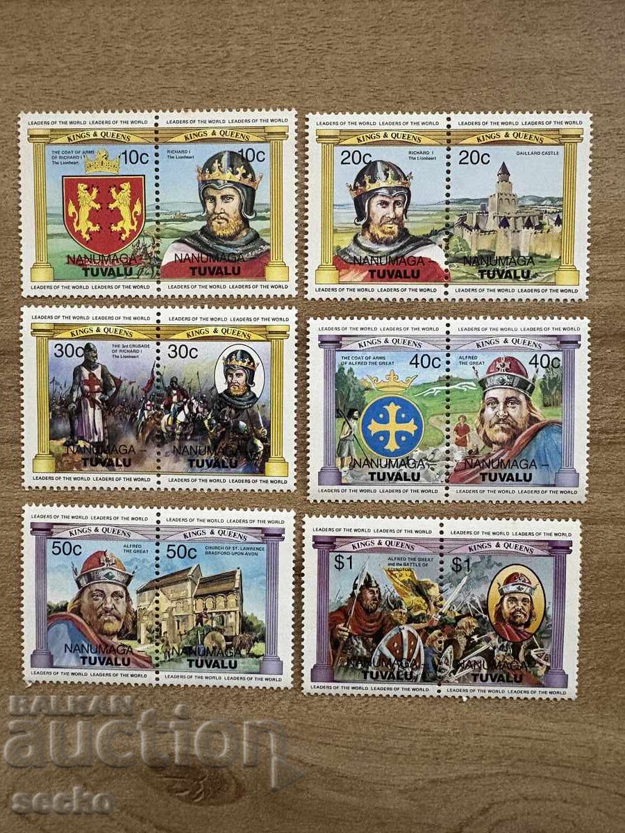 Nanumaga/Tuvalu - British Monarchs (1984) MNH Nanumaga/Tuvalu - British Monarchs (1984) MNH