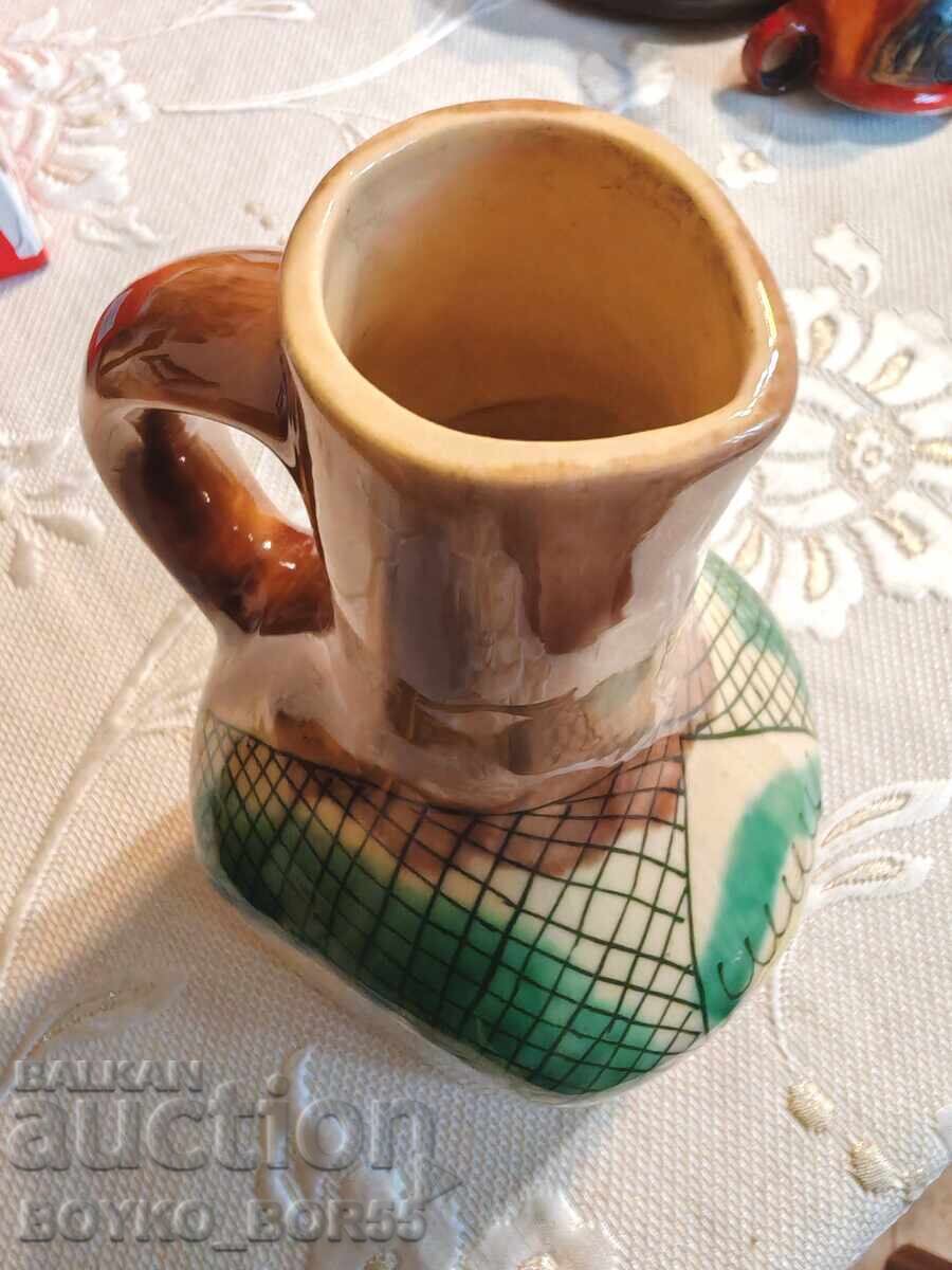 Beautiful Old Cana Vase, Handmade by SBH, 1970s - 6