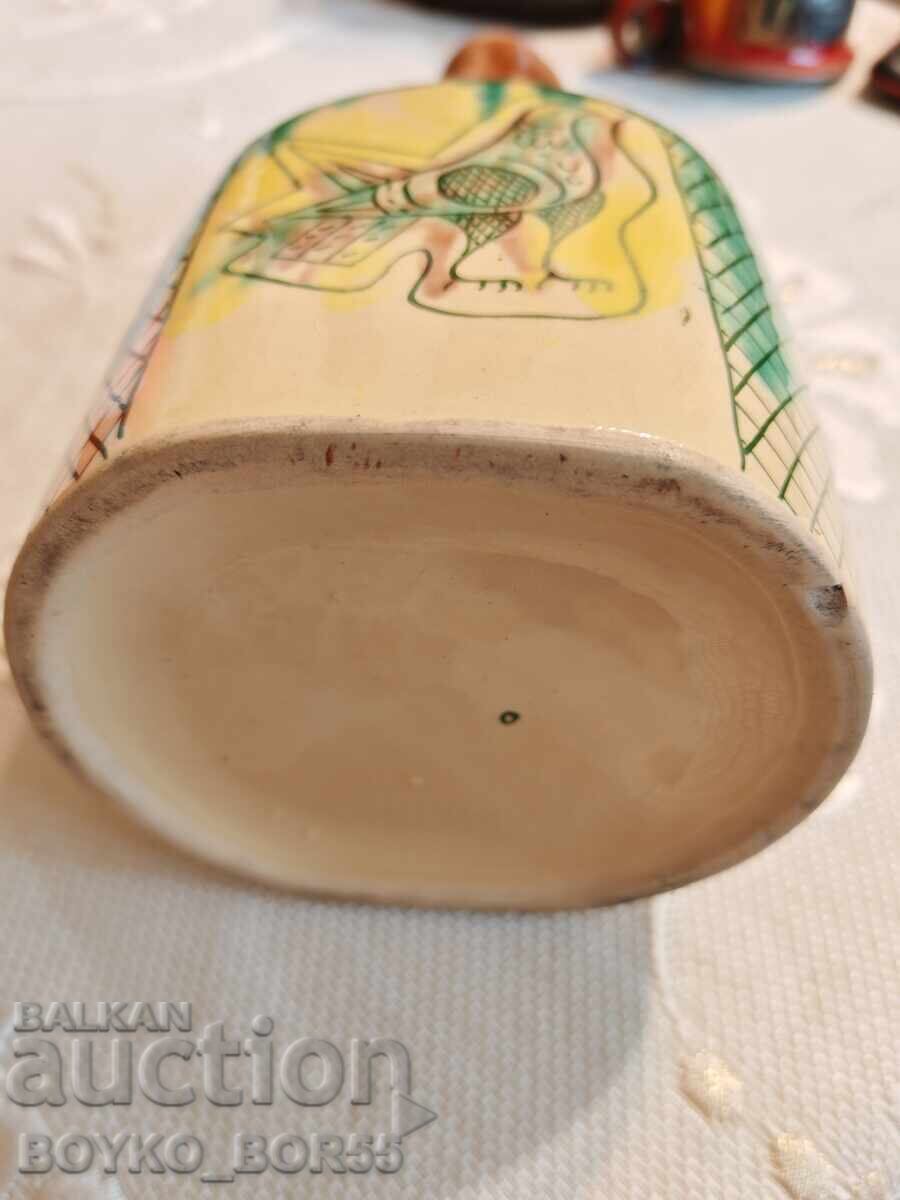 Beautiful Old Cana Vase, Handmade by SBH, 1970s - 7