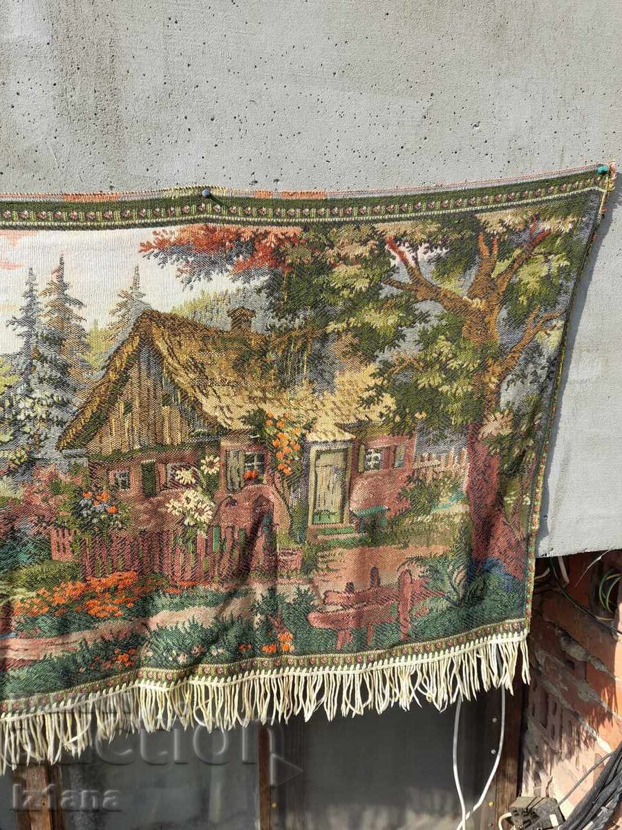 Παλιό χαλί Η Κοκκινοσκουφίτσα, επένδυση τοίχου - 5