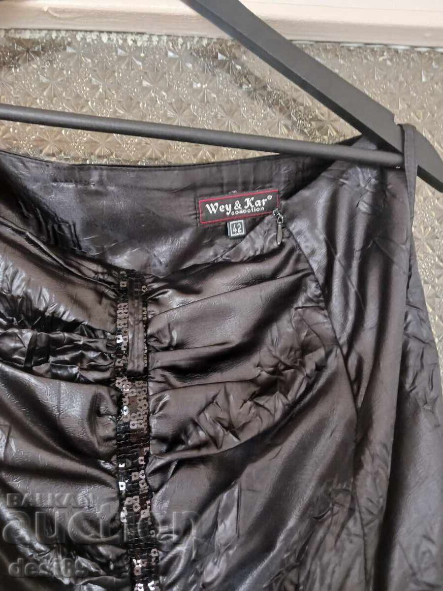 Fustă neagră mărimea 42