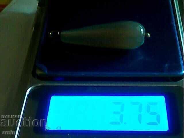 Доставка на стара естествена камък весулка  за колие