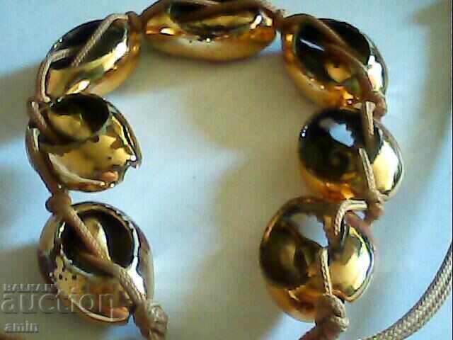 Licitație Brățară veche placată cu aur