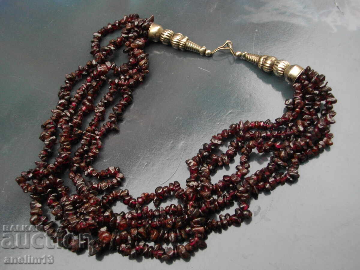 COLIER STAR GERDAN GRANAT