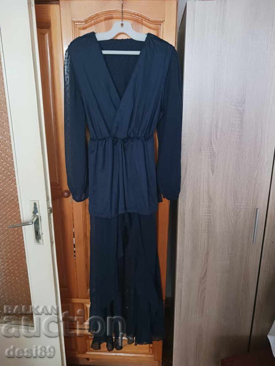 Νέο σκούρο μπλε φόρεμα με τιμή 30.00 BGN | € 15.34