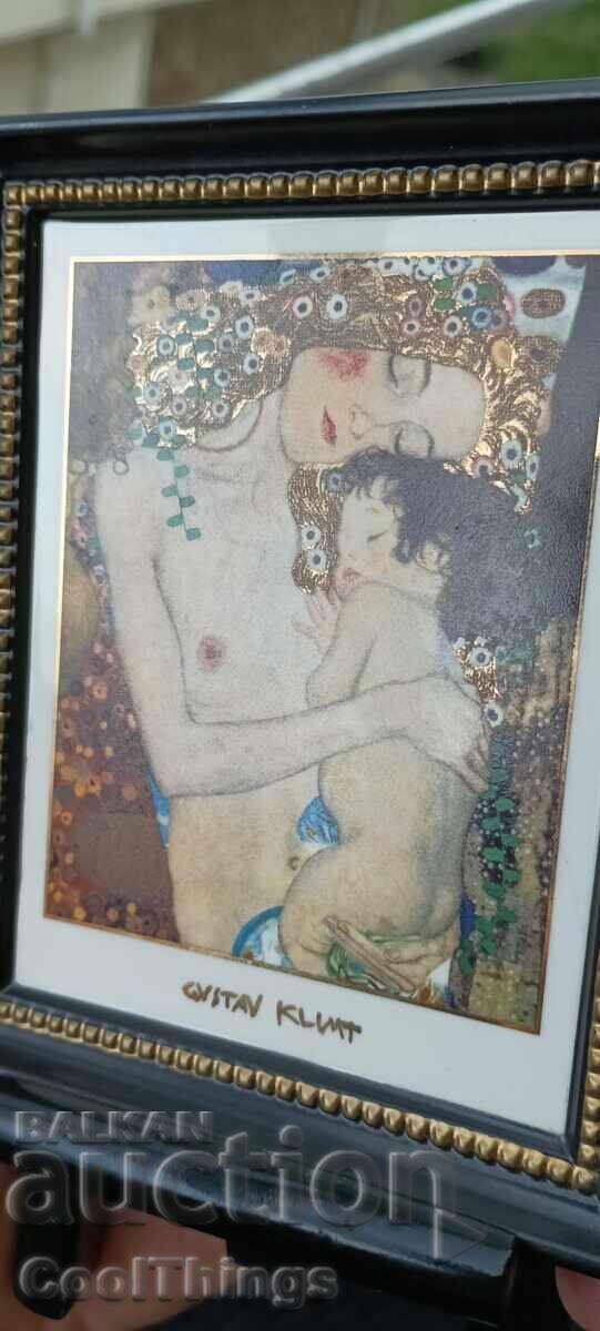 Goebel Gustav Klimt porcelain painting RARE with price 80.00 BGN | € 40.90