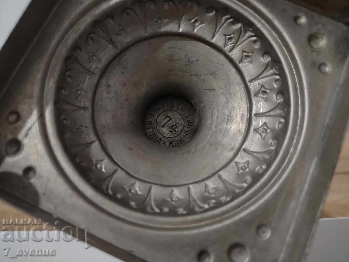 Delivery of Silver-plated large can, with stamps, Scandinavian 4.04.25 Delivery of Silver-plated large can, with stamps, Scandinavian 4.04.25