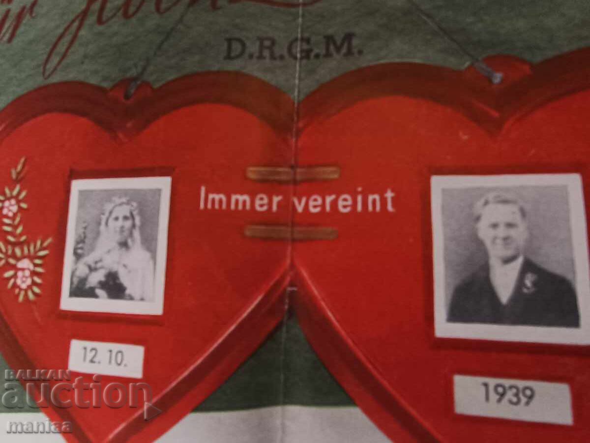 Аукцион Покана за сватба - Трети Райх - 1939 г