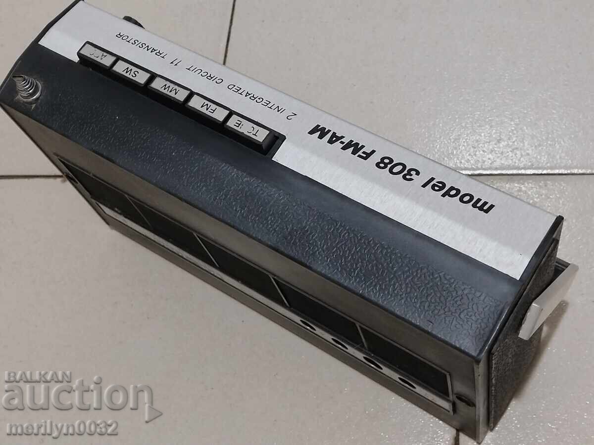 Old Soviet transistor Sokol radio receiver USSR - 5 Old Soviet transistor Sokol radio receiver USSR - 5