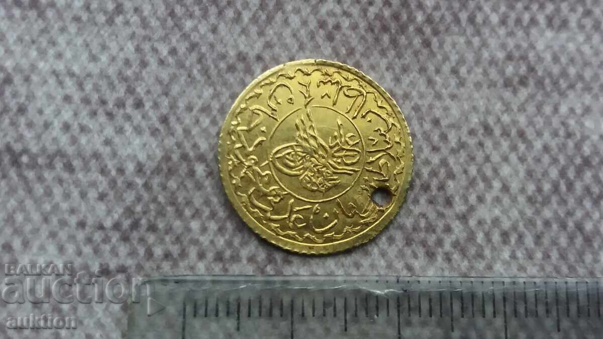 Licitație Monedă otomană de aur 1223 20 k. 1,58 gr