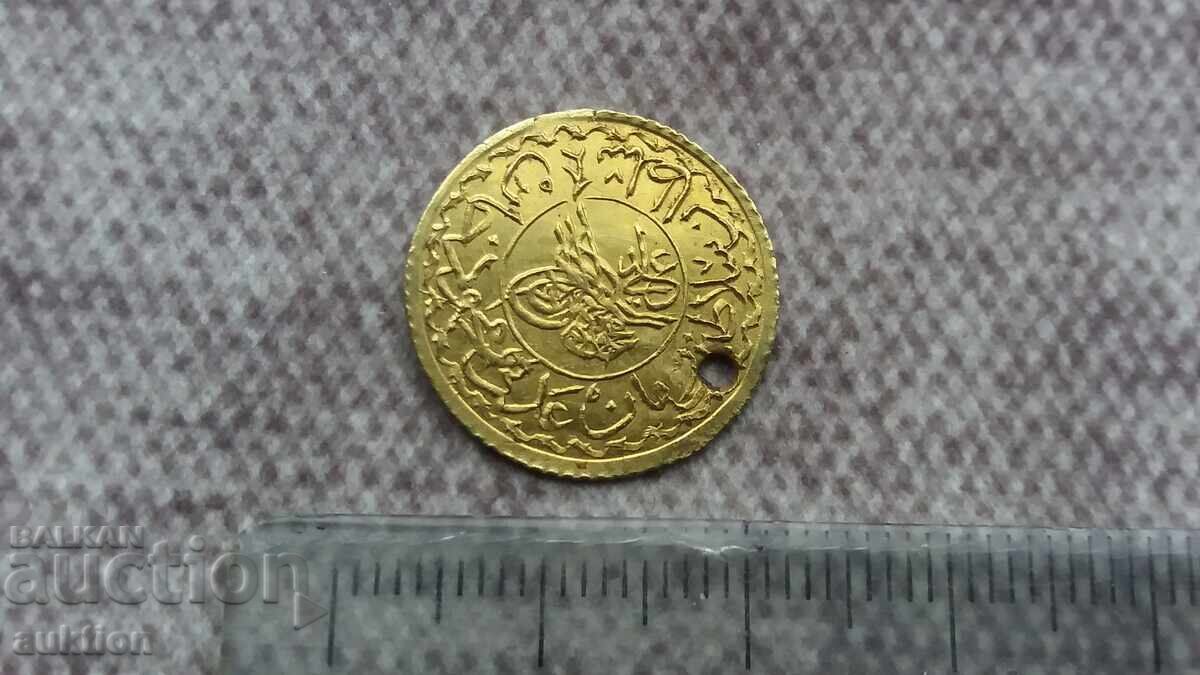 Livrarea Monedă otomană de aur 1223 20 k. 1,58 gr