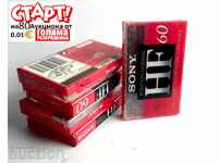 Sony Audio Cassettes, Brand New, 5 Pieces