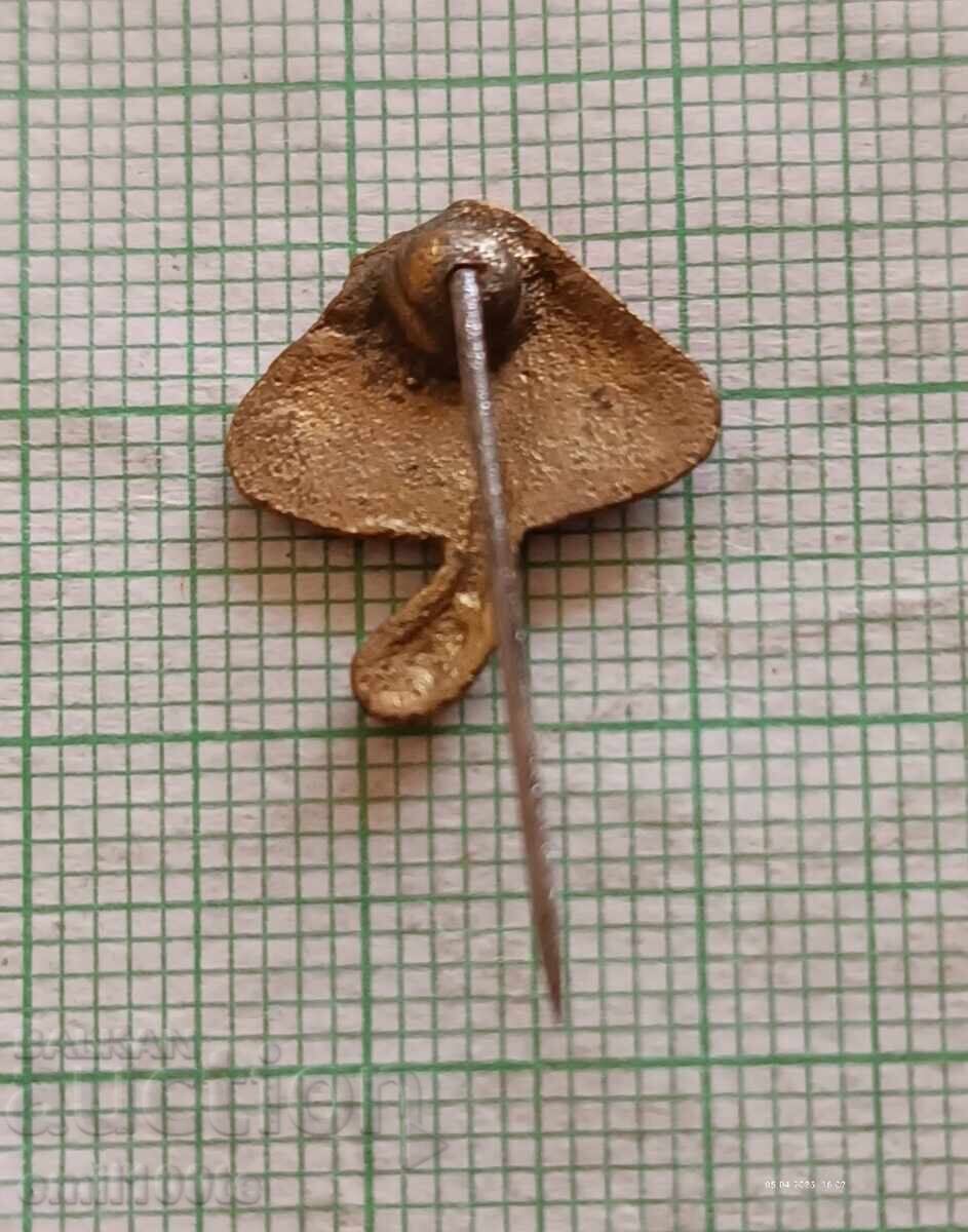 Delivery of Old Mushroom Badge Delivery of Old Mushroom Badge