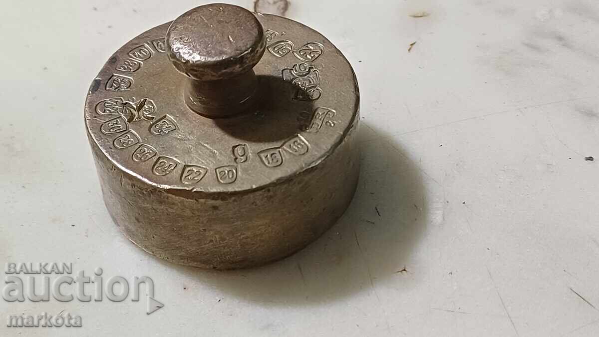 Παλιά ζυγαριά από ζύγι, εξαγία - 200γρ