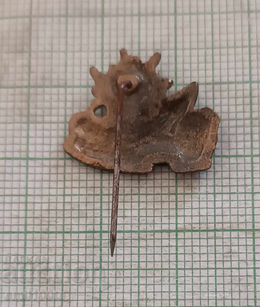 Παράδοση Παλαιό σήμα παπουτσιού με εντελβάις