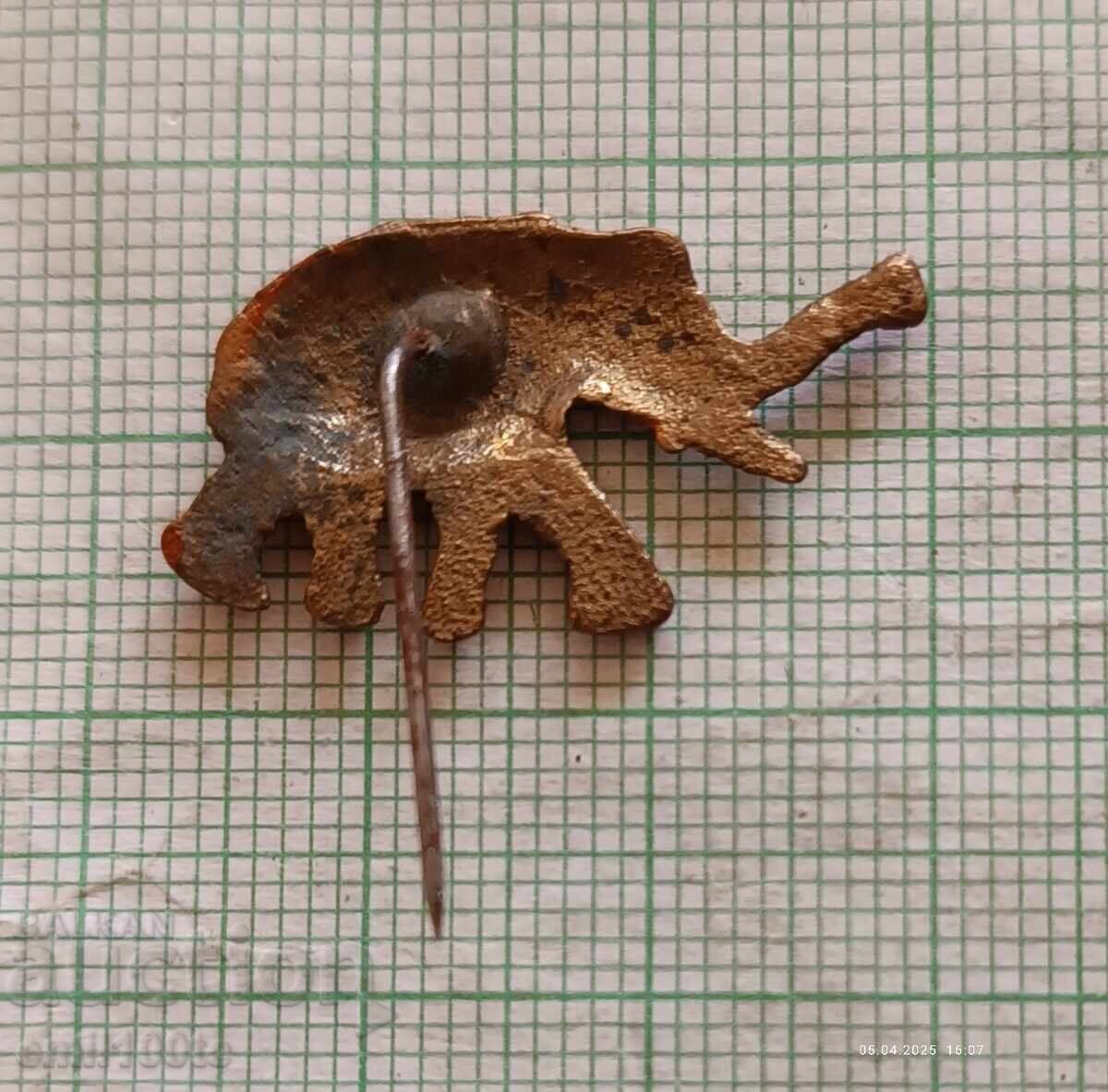 Livrarea Vechi insignă Elefant Livrarea Vechi insignă Elefant