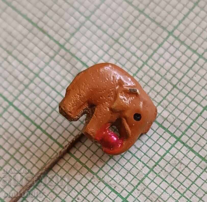 Vechi insignă Elefant cu preț 2.00 BGN | € 1.02 Vechi insignă Elefant cu preț 2.00 BGN | € 1.02