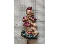 Παλαιό σήμα: Κορίτσι με σκύλο