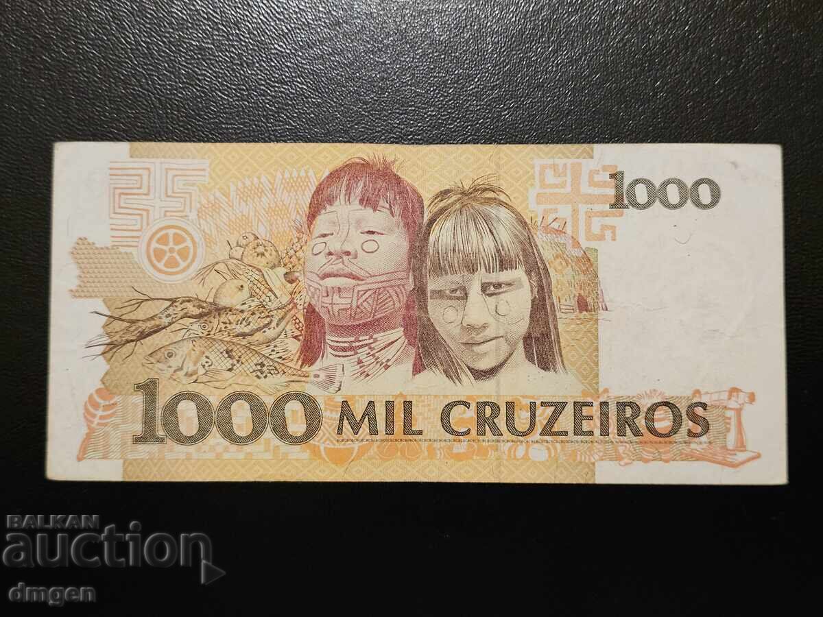 1000 κρουζέιρο Βραζιλία με τιμή 3.00 BGN | € 1.53